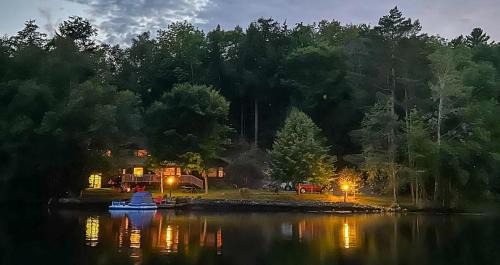 Saranac Lakefront Cabin Fall Foliage Retreat