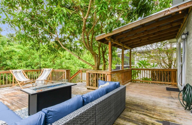 Spacious Retreat near Picnic Island Beach: Hot Tub, Deck, Pet & Family-Friendly
