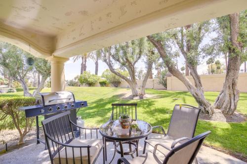 Steps to Community Pool and Spa Palm Desert Condo!