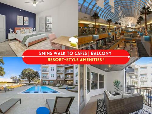 Stylish 2BR Apartment, Near Galleria Dallas, Free Parking, Gym & Pool