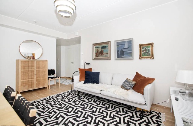 Stylish Nordic 2BR Apartment with Sauna