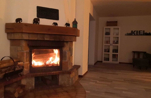 Vacation home on the edge of the forest with fireplace