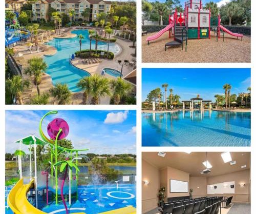 Windsor Hills Spacious Condo,Pool,Slides,By Disney