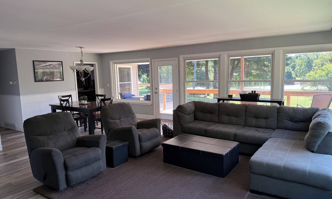 Fort Gratiot House | 4-bedroom house on the Black River in Fort Gratiot. Dock your boat out back!