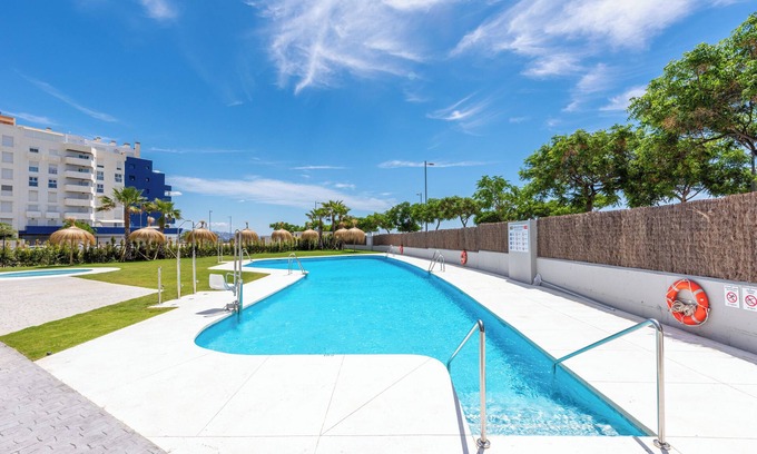 Torre del Mar Apartment | Apartment 'Beachfront 034' with Sea View, Wi-Fi and Air Conditioning