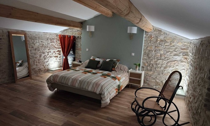 Saint-Christol-Les-Ales Other | Au Pied des Cévennes ! Mazet Romantique Rénové Avec spa et Jardin Privatifs