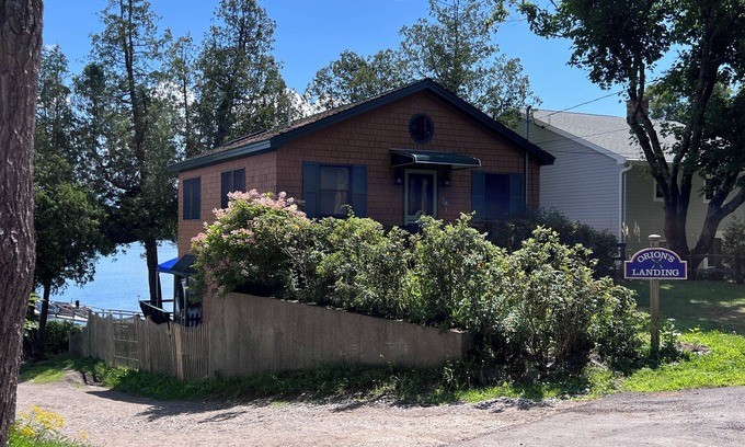 Sebascodegan Island House | Beautiful Cottage located on the Shore of Quahog Bay - Spacious deck and includes a private dock