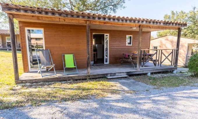 Soustons Ski Chalet | Camping Nature L'Airial* * - Chalet Woody 7 people