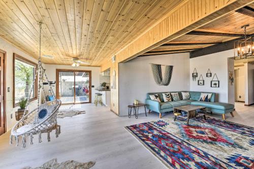 Twentynine Palms House | Chic Joshua Tree Pad with Mountain Views and Hot Tub