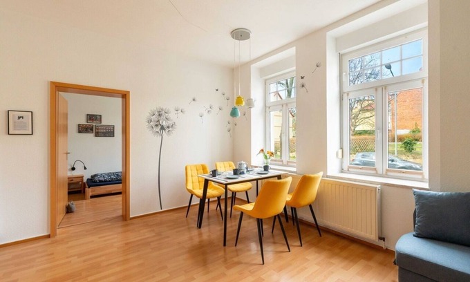 Quedlinburg Apartment | Cozy, fully equipped vacation apartment with a lovely balcony to relax on.