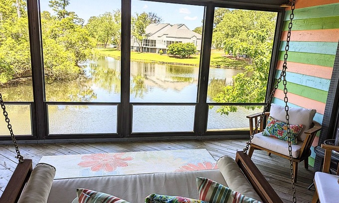 Fairfield Harbour House | Cozy, private and well appointed waterfront home available long term.