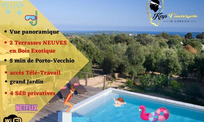 Porto-Vecchio Villa | Dormir à Porto Vecchio (Trinité)