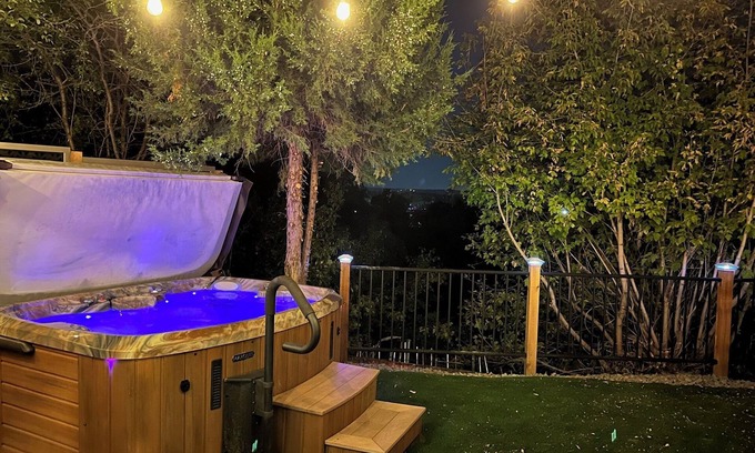 Bel Aire House | Dreamy Hilltop BelAire Retreat w/Hot Tub & Views