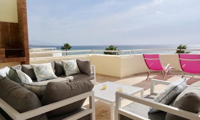 Buenas Noches Apartment | E1 Espectacular y moderno Dúplex en primera línea - Estepona - Sinfonia del Mar