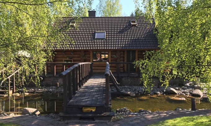 Hara Apartment | Excellent log house with a sauna in Lahemaa!