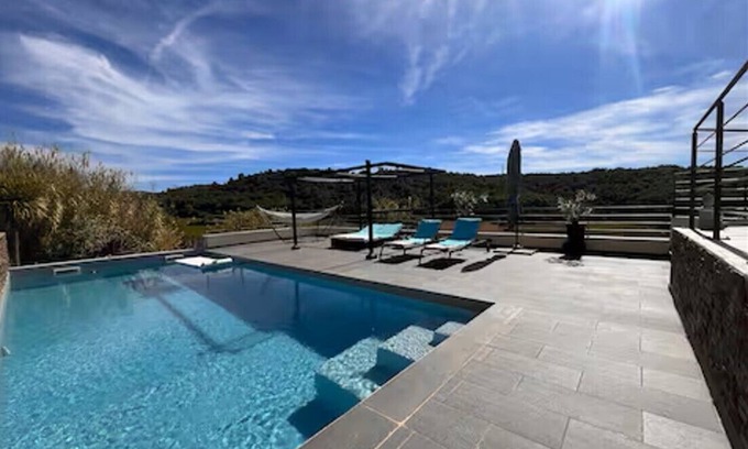 Vendemian Apartment | Gîte with private jacuzzi between sea, nature and vineyards - Hérault 34 (Vendémian)