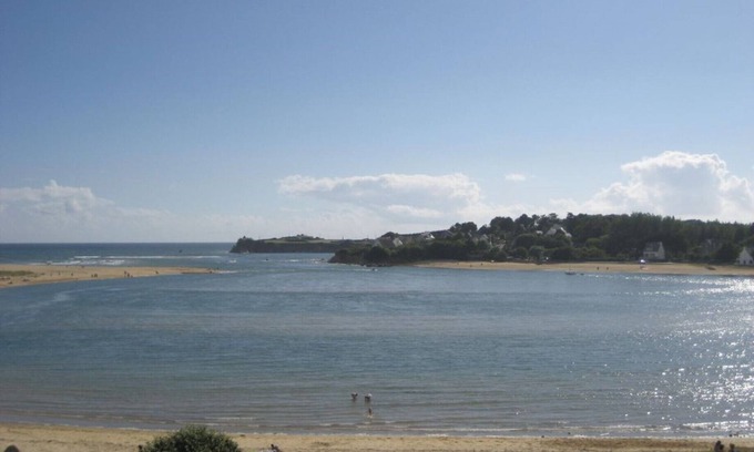 Guidel-Plages Apartment | Guidel Beaches, Facing the sea, Full sea view, Beach at 50 m, Superb Furnished T3
