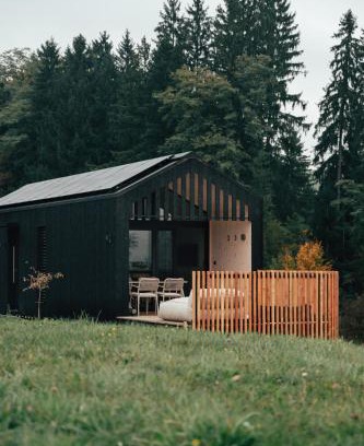 Eibiswald House | Hapfn Tiny House am Aichberg mit Hot Tub und Blick ins Grüne