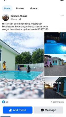 Padang Perahu Apartment | Homestay kak bee d' bendang