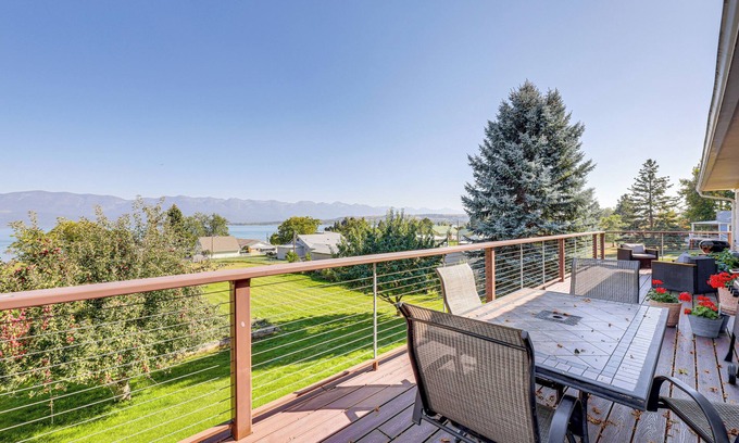 Jette House | Hot Tub, Views & Private Dock: Polson Haven!