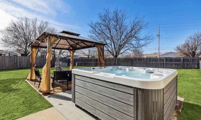 Wichita House | HotTub, Theater, King Duplex in West Wichita