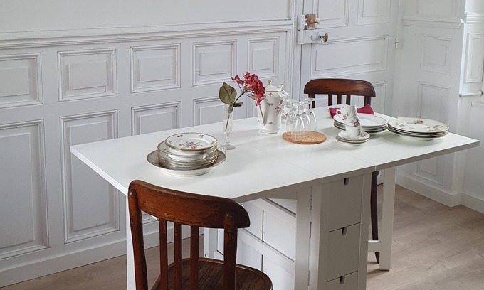 Bourbon-l'Archambault House | In the center of the village of Bourbon: accomodation with view of the castle