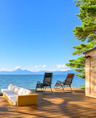 Tenei-mura House | Lakehide Konan - 湖畔の貸別荘 - サウナ使い放題 - 1棟貸切