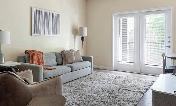 Sweetbriar Apartment | Landing | Chic 2BD, Pool, Courtyard