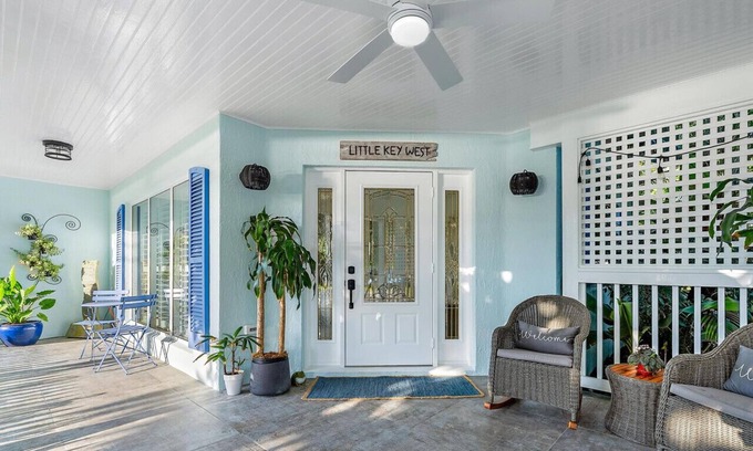 Juno Beach House | Little Key West, Private Beach Entry 1 Minute Walk