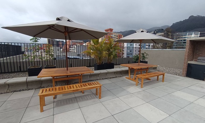 Chapinero Apartment | Loft moderno con vista a los cerros