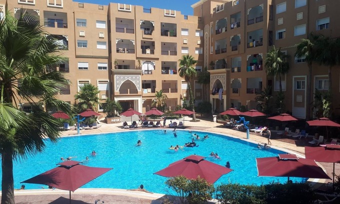 Chott Mariem Apartment | Luxury studio, Résidence Aqua Ressort Folla, Wifi, for 1 to 3 people