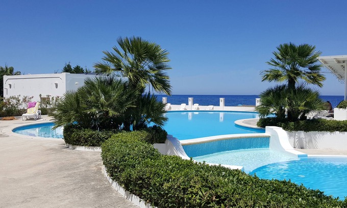 San Giorgio Resort | Mobile home with its own terrace, sea view, pool, beach and much more