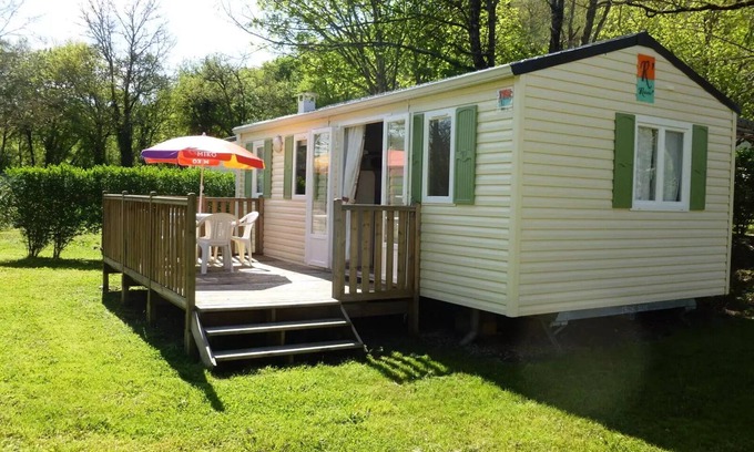Saint-Pompont House | Mobilheim 2 Schlafzimmer CONFORT - Freie Terrasse 4 Personen