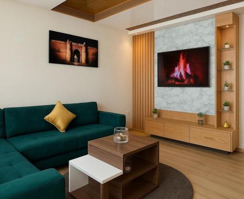 Quartier Maamora Apartment | Modern Duplex in Downtown with Netflix & IPTV