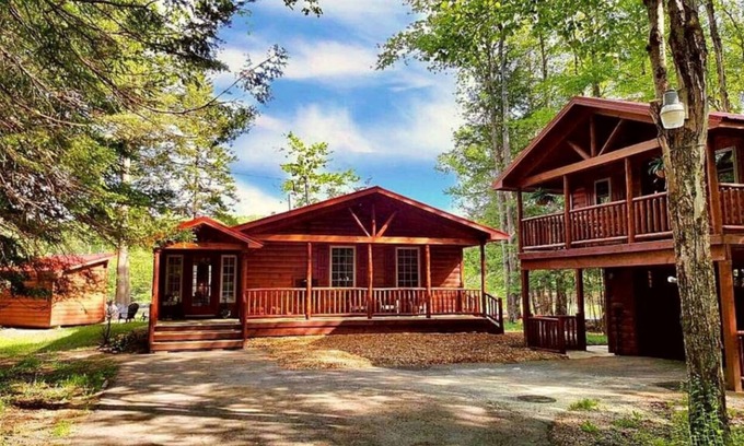 Thendara House | Moose River Cabin located on the Majestic Moose River! Near Old Forge NY