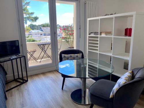 Jules Verne Apartment | Nantes 30m2 studio au calme avec balcon sur cour