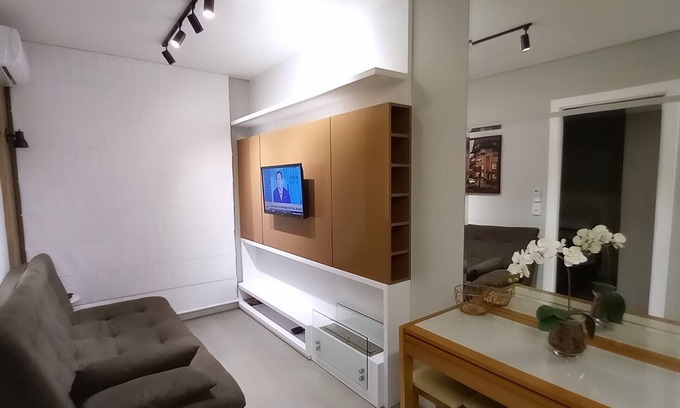 Centro Apartment | New apartment, 4 minutes from the center by car/for 4 people Split air Wi-Fi, covered box