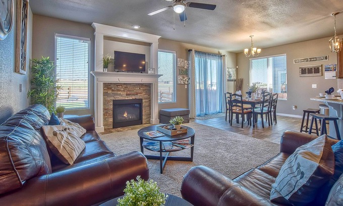 Elbert House | NEW! Spacious Peyton Getaway w/ Fire Pit + Grill!