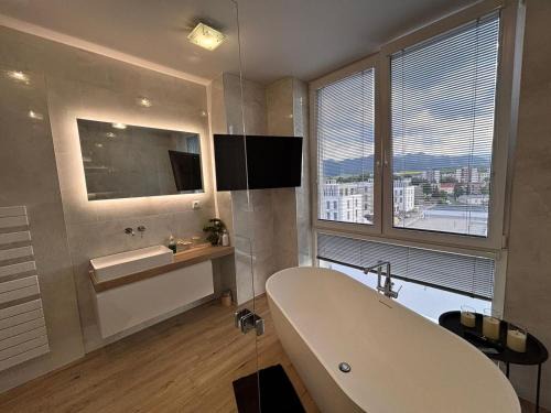 Liptovsky Mikulas Apartment | Penthouse Rooftop with terrace and sauna