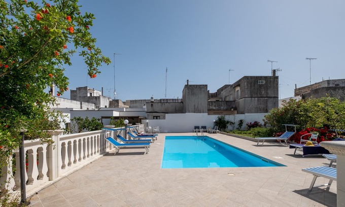 Uggiano la Chiesa House | Pet-Friendly Holiday Home Casa Papadia - Bilocale Viola with Pool & Wi-Fi