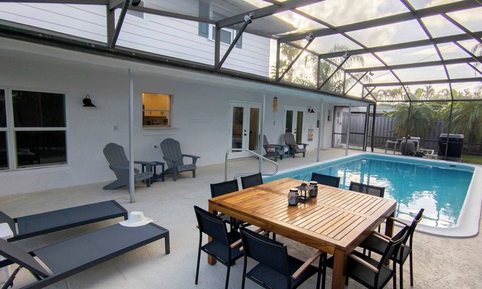 Venetian Way House | Pool, Game Room, 3 Kings | Magnolia Beach House