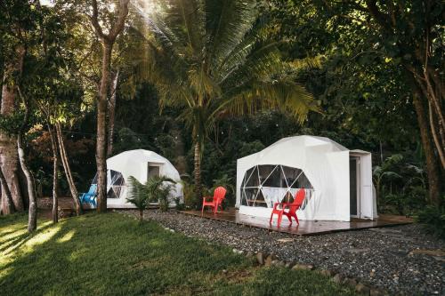 Las Escobas del Venado House | Private Oceanfront Retreat with Jungle Domes