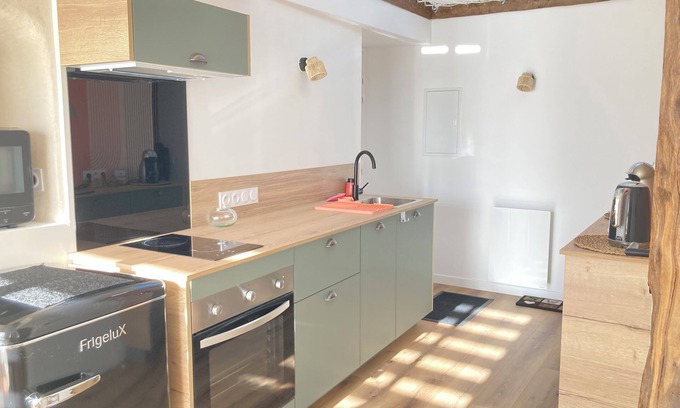 Vignoc Apartment | Quiet and comfortable, between Rennes and Saint Malo, for 2 people
