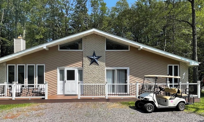 Locust Lake Village House | Rent this Pet Friendly Single Home backing up to open space.