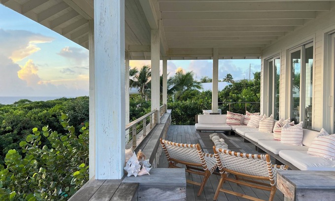 Stella Maris Villa | ROCK HILL: Modern Beach House with Spectacular Views & Resort Access