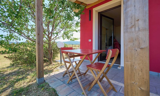 Riotorto Apartment | Room 'Bambù' with Shared Terrace, Wi-Fi and Air Conditioning