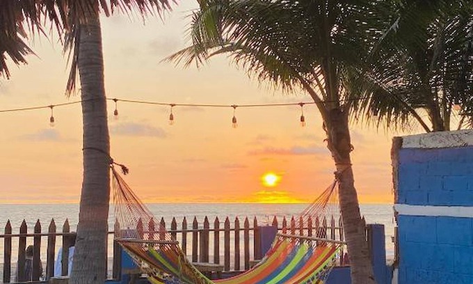 Las Penitas House | Room in B&B - Beach Hotel Room For 6 P Pool Breakfast and Fan