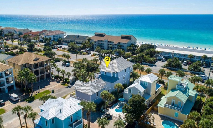 Crystal Beach House | Sandy Heels | Lux Home w/Pool