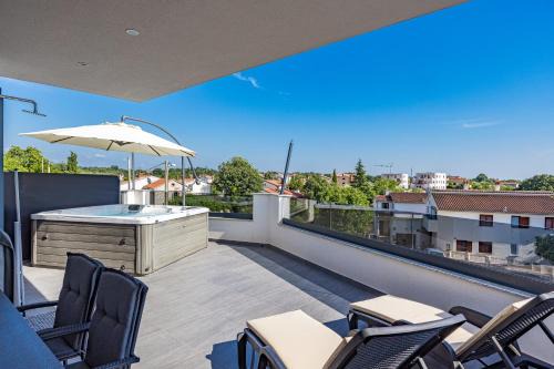 Nova Vas Apartment | Sauna & Jacuzzi Apartment Rossa - Happy Rentals