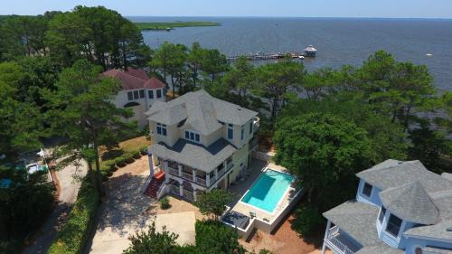 Corolla Light House | Soundfront, Private Pool, Hot Tub, Sound views! 519, Bay Breeze